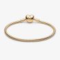 PANDORA Moments 14ct Gold Plated Heart Clasp Bracelet 563050C00