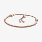 PANDORA Moments 14ct Rose Gold Plated Slider Bracelet 589652C01