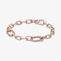 PANDORA ME 14ct Rose Gold Small Link Chain Bracelet 589662C00