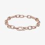 PANDORA ME 14ct Rose Gold Small Link Chain Bracelet 589662C00