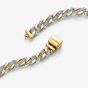 PANDORA Two Tone Pavé Cuban Chain Bracelet 564229C01