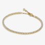 PANDORA 14ct Gold Plated Sparkling Tennis Bracelet 563927C01
