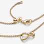 PANDORA 14ct Gold Plated Sparkling Infinity Necklace 368821C01-50