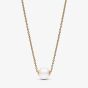 PANDORA 14ct Gold Plated Treated Freshwater Pearl Necklace 363167C01-45