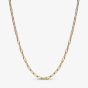 PANDORA 14ct Gold Plated Elongated Link Chain Necklace 363416C00-70