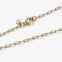 PANDORA 14ct Gold Plated Elongated Link Chain Necklace 363416C00-70