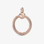 PANDORA Moments 14ct Rose Gold Plated O Loose Pendant 388296