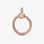PANDORA Moments 14ct Rose Gold Plated O Loose Pendant 388296