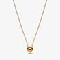 PANDORA 14ct Gold Plated Engravable Heart Halo Collier Necklace 364364C01-45