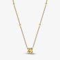 PANDORA 14ct Gold Plated Honey Bee Necklace 364560C01-45