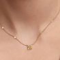 PANDORA 14ct Gold Plated Honey Bee Necklace 364560C01-45