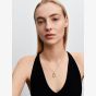 PANDORA 14ct Gold Plated Organically Shaped Stone-Set Oval Pendant Necklace 364666C01-45