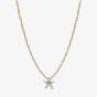 PANDORA Stella 14ct Yellow Gold Plated Cubic Zirconia Star Pendant 365090C01-45