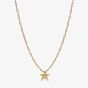 PANDORA Stella 14ct Yellow Gold Plated Cubic Zirconia Star Pendant 365090C01-45