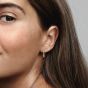 PANDORA Moments 14ct Gold Plated Small Charm Hoop Earrings 262728C00