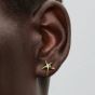 PANDORA 14ct Gold Plated Starfish Stud Earrings 263820C01