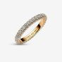 PANDORA 14ct Gold Plated Timeless Pavé Ring 162627C01