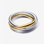 PANDORA Two Tone Entwined Bands Ring 163262C00