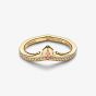 PANDORA Disney 14ct Gold Plated Aurora Tiara Ring 164334C01