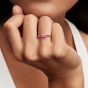 PANDORA 14ct Gold Plated Disney Moana Flower Ring 163844C01