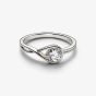 PANDORA 14ct White Gold Infinite 0.50ct Lab Grown Diamond Ring 159447C01