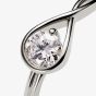 PANDORA 14ct White Gold Infinite 0.50ct Lab Grown Diamond Ring 159447C01