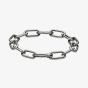 PANDORA ME Ruthenium Plated Medium Link Chain Bracelet 549588C00