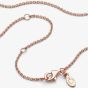PANDORA 14ct Rose Gold Plated Cable Chain 580413