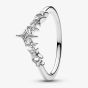 PANDORA Platinum Plated Star Wishbone Ring 134946C01