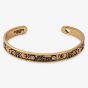 ALEX AND ANI Love- Gold Finish Pink Crystal Cuff A17CF01RG