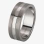 Thomas Henry Flat Matte Polished Band Ring SR1355
