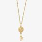 byBiehl Gold Plated Unlock Miracles Necklace 3-2605A-GP-45