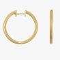 byBiehl Gold Plated Isla Large Hoop Earrings 4-020-GP