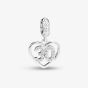Rosa Lea 30 Pave Heart Dangle Charm AM-2THB012904