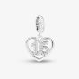Rosa Lea 16 Pave Heart Dangle Charm AM-2THB004704