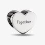 Rosa Lea Together Heart Charm AM-2THB001704