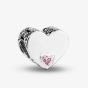 Rosa Lea Pink Offset Heart Charm AM-2THB005904-Pink