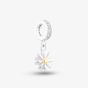 Rosa Lea Daisy Flower Gold Dangle Charm AM-2THB028906