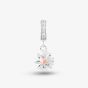 Rosa Lea Daisy Flower Rose Dangle Charm AM-2THB028907