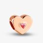 Rosa Lea Pink Heart Charm AM-2THB005706-Pink
