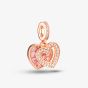 Rosa Lea 2 Heart Dangle Charm AM-THB032006