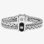 Buddha To Buddha Barbara Two Row Silver Bracelet 105 F