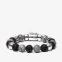 Buddha To Buddha Spirit Grey Bead Mix Bracelet 188MG F (21CM)