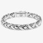 Buddha To Buddha George Silver Texture Braided Bracelet 128
