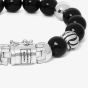 Buddha To Buddha Spirit Bead Onyx Bracelet 188ON F (21CM)