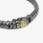 Buddha To Buddha Ben Xs Black Rhodium Gold Bracelet J070BRG F (21CM)