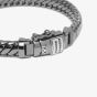 Buddha To Buddha Ben Xs Black Rhodium Shine Silver Bracelet J070BR SS F (21CM)