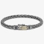 Buddha To Buddha Katja XX Black Rhodium Shine Gold 14KT Bracelet J170BR SG F (21CM)