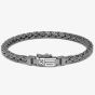 Buddha To Buddha Katja Xs Black Rhodium Shine Silver Bracelet J170BR SS F (21CM)