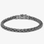 Buddha To Buddha Katja Xs Black Rhodium Shine Silver Bracelet J170BR SS F (21CM)